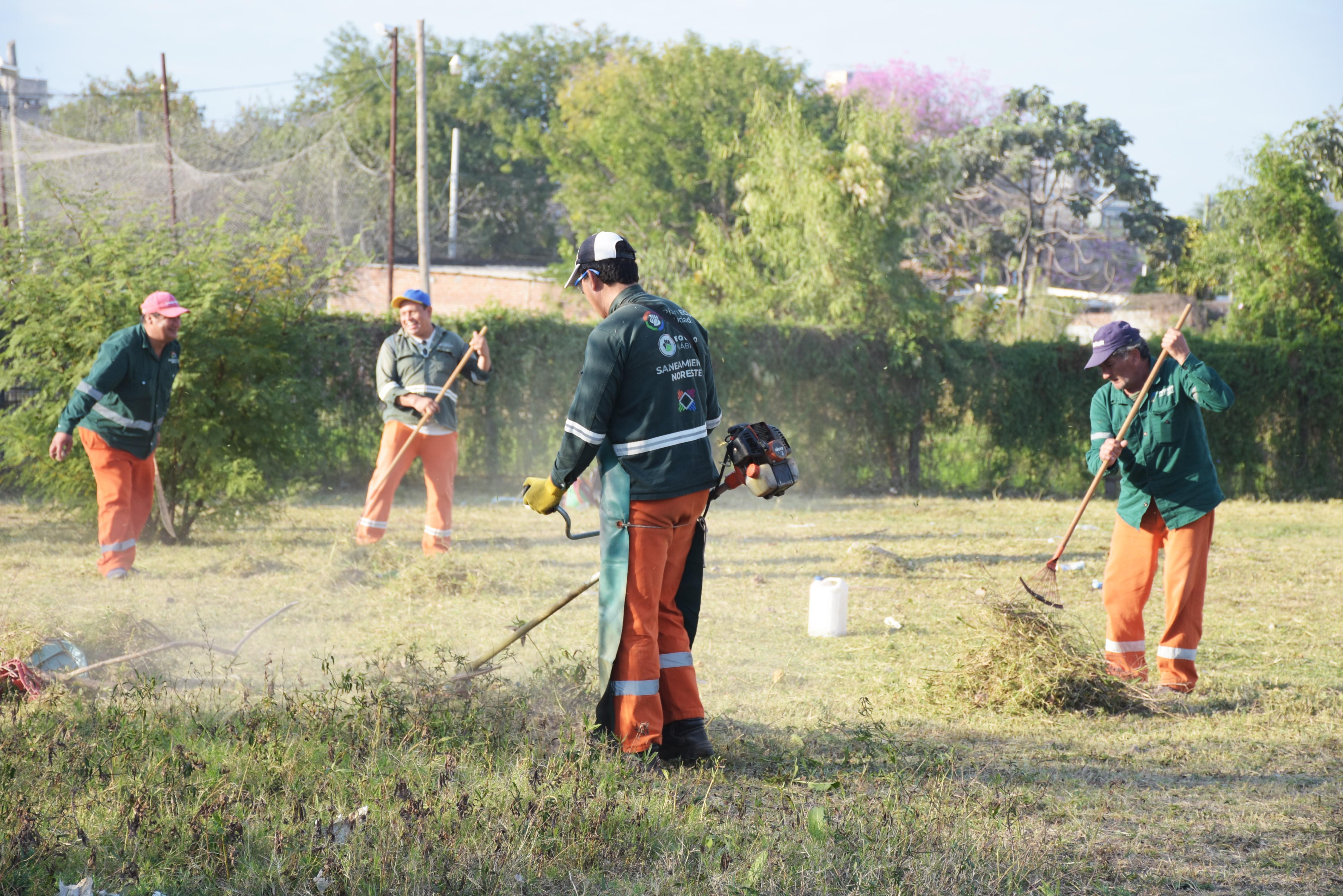 El Municipio realizó un operativo integral de limpieza en el barrio San ...