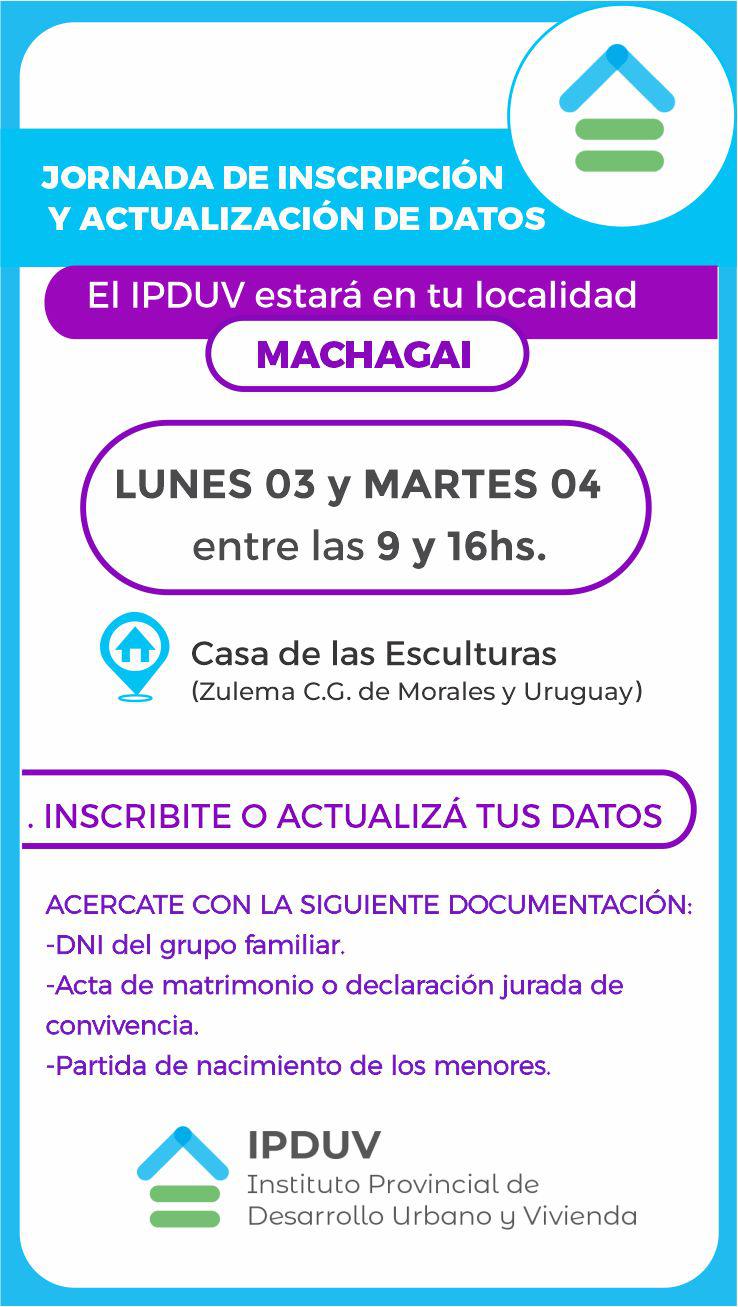 El Ipduv realiza este lunes y martes jornadas de inscripci n y