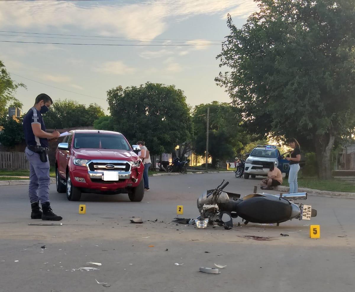 ACCIDENTE FATAL Murio un joven de 17 a os en un accidente de motos